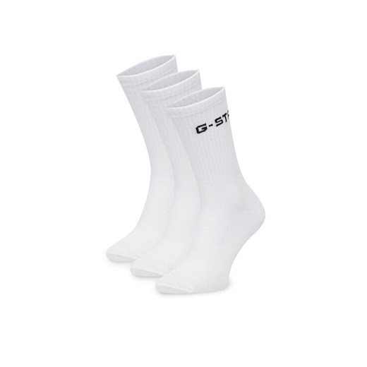 Skarpety G-Star Raw AS_G_STAR_001W_SS25 (3-PACK) Biały ze sklepu eobuwie.pl w kategorii Skarpetki damskie - zdjęcie 182045272