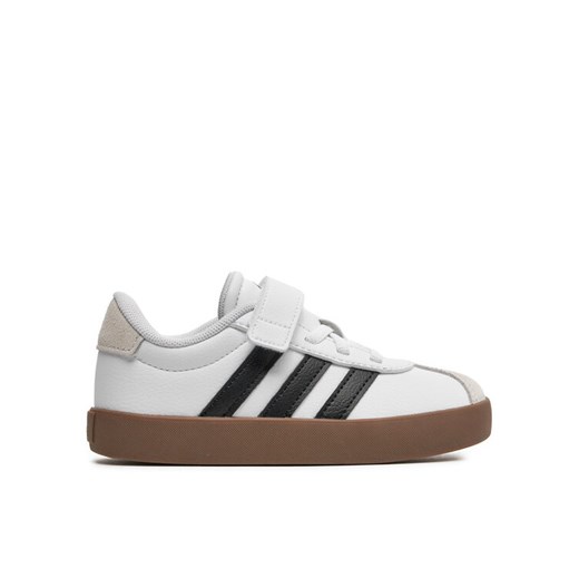 Sneakersy adidas Vl Court 3.0 El C ID9155 Biały ze sklepu eobuwie.pl w kategorii Trampki dziecięce - zdjęcie 182045292