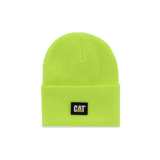 Czapka CATerpillar Cat Label Cuff 1090026-12130 Żółty ze sklepu eobuwie.pl w kategorii Czapki zimowe męskie - zdjęcie 182045452