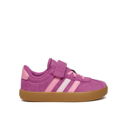 Sneakersy adidas VL Court 3.0 JH6316 Różowy ze sklepu eobuwie.pl w kategorii Buty sportowe dziecięce - zdjęcie 182045471