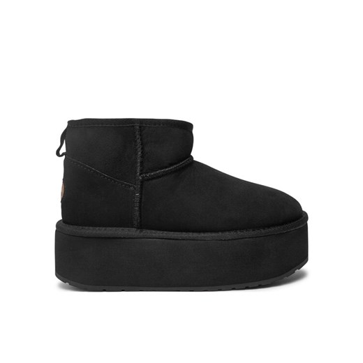 Śniegowce EMU Australia Stinger Micro Flatform W13082 Czarny ze sklepu eobuwie.pl w kategorii Śniegowce damskie - zdjęcie 182045474