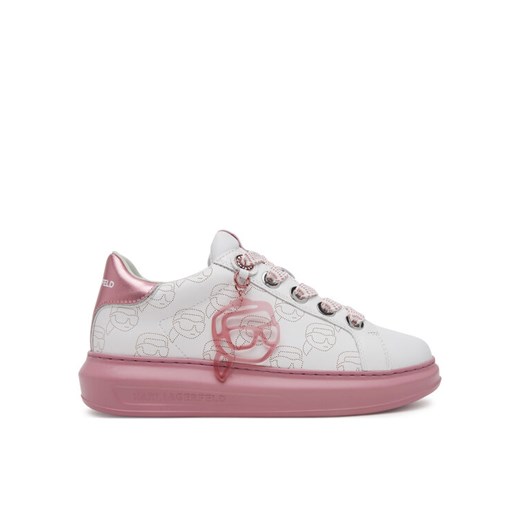 Sneakersy KARL LAGERFELD KL62522 Biały ze sklepu eobuwie.pl w kategorii Buty sportowe damskie - zdjęcie 182045551