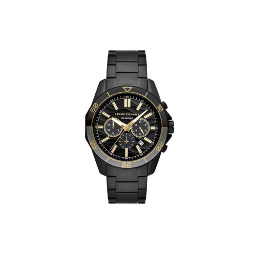 Zegarek Armani Exchange Spencer AX1963 Czarny ze sklepu eobuwie.pl w kategorii Zegarki - zdjęcie 182045573