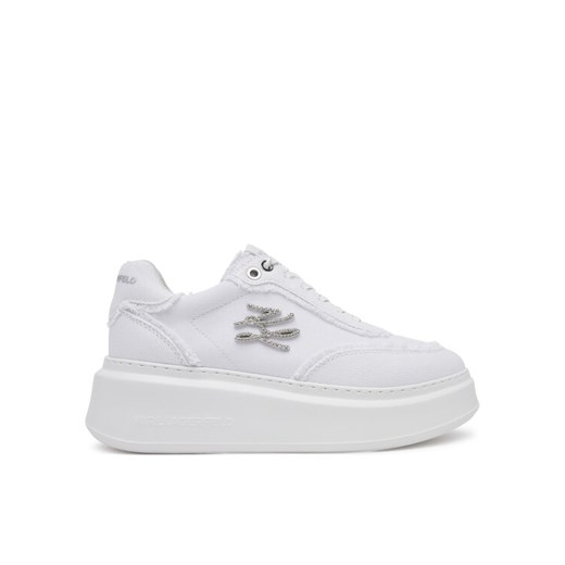 Sneakersy KARL LAGERFELD KL63523 Biały ze sklepu eobuwie.pl w kategorii Buty sportowe damskie - zdjęcie 182045591