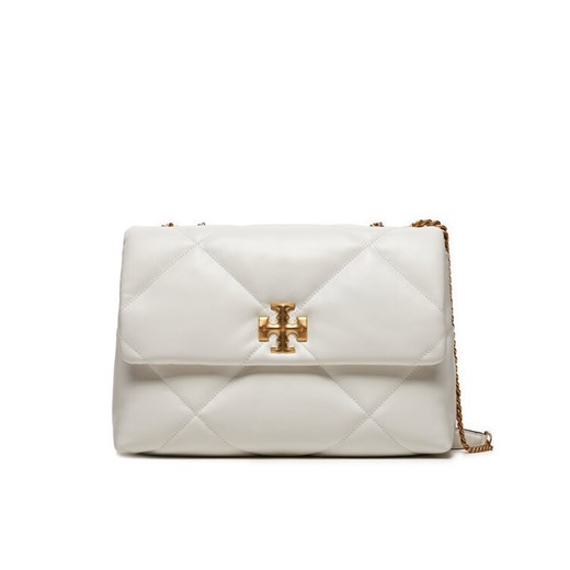 Torebka Tory Burch 154704 Biały ze sklepu eobuwie.pl w kategorii Kopertówki - zdjęcie 182045634