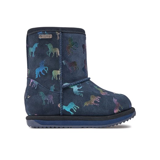 Śniegowce EMU Australia Rainbow Unicorn Brumby K12373 Granatowy ze sklepu eobuwie.pl w kategorii Buty zimowe dziecięce - zdjęcie 182045663