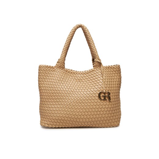 Torebka Gino Rossi TYLO-2 Beżowy ze sklepu eobuwie.pl w kategorii Torby Shopper bag - zdjęcie 182045781