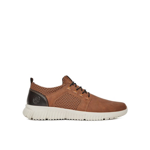 Sneakersy Rieker B7588-24 Brązowy ze sklepu eobuwie.pl w kategorii Buty sportowe męskie - zdjęcie 182045811
