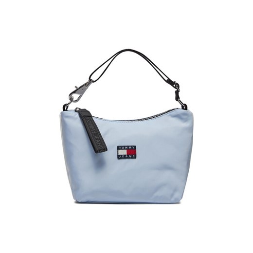 Torebka Tommy Jeans Tjw Heritage Shoulder Bag AW0AW15823 Błękitny ze sklepu eobuwie.pl w kategorii Torby Shopper bag - zdjęcie 182045840