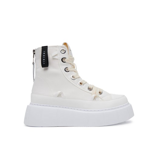Trampki Inuikii Matilda Canvas High 30103-025 Biały ze sklepu eobuwie.pl w kategorii Trampki damskie - zdjęcie 182045870
