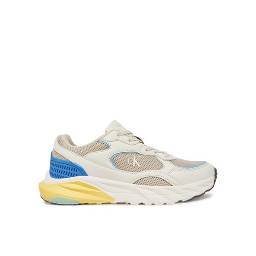 Sneakersy Calvin Klein Jeans V3X9-83006-1697A702 Écru ze sklepu eobuwie.pl w kategorii Buty sportowe dziecięce - zdjęcie 182045874