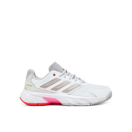 Buty do tenisa adidas Courtjam Control 3 IH2968 Biały ze sklepu eobuwie.pl w kategorii Buty sportowe damskie - zdjęcie 182045902