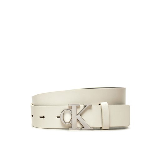 Pasek Damski Calvin Klein K60K612289 Biały ze sklepu eobuwie.pl w kategorii Paski damskie - zdjęcie 182046060