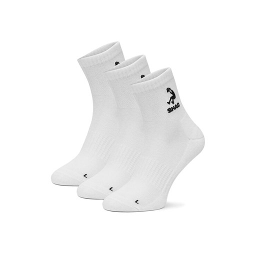 Skarpety Shaq AS_SHQ_H_001Z_SS25 (3-PACK) Biały ze sklepu eobuwie.pl w kategorii Skarpetki damskie - zdjęcie 182046064