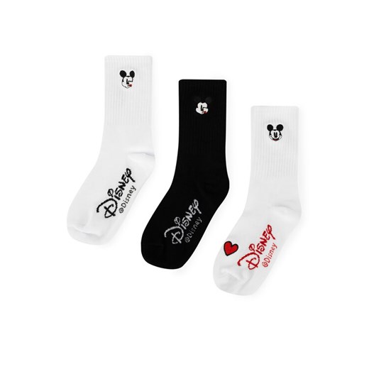 Zestaw 2 par wysokich skarpet dziecięcych Mickey&Friends ACCCS-SS24-338DSTC Czarny ze sklepu eobuwie.pl w kategorii Skarpetki dziecięce - zdjęcie 182046183