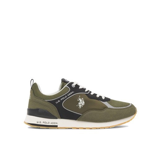 Sneakersy U.S. Polo Assn. TABRY007A Khaki ze sklepu eobuwie.pl w kategorii Buty sportowe męskie - zdjęcie 182046301