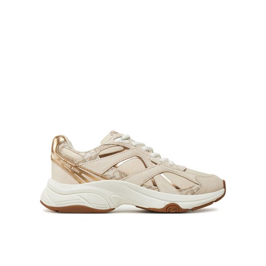 Sneakersy MICHAEL Michael Kors 43F4LEFS5S Beżowy ze sklepu eobuwie.pl w kategorii Buty sportowe damskie - zdjęcie 182046302