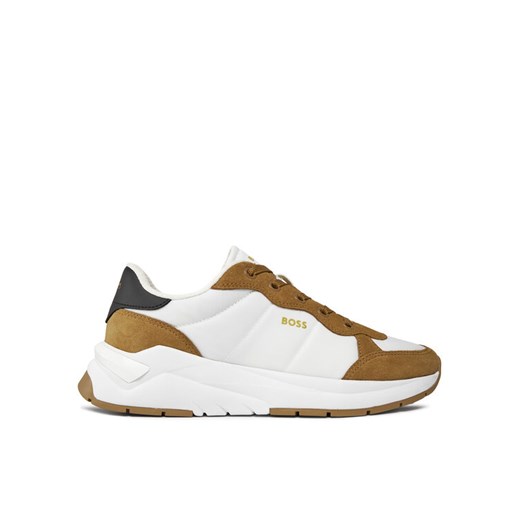 Sneakersy Boss Skylar Runn Nysdlt 50513574 Brązowy ze sklepu eobuwie.pl w kategorii Buty sportowe damskie - zdjęcie 182046551