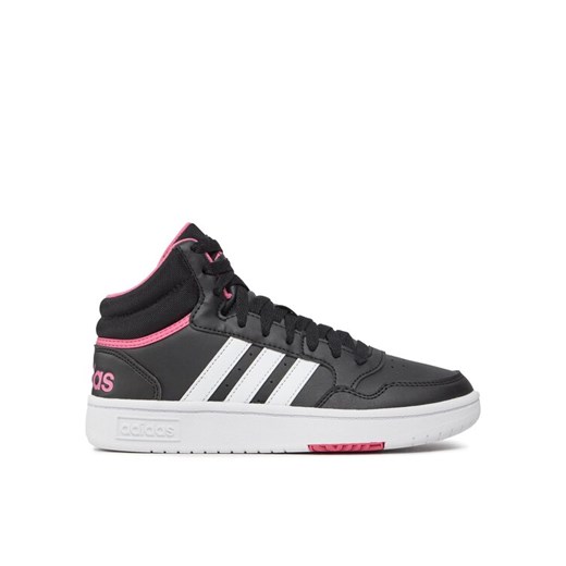 Sneakersy adidas Hoops 3.0 Mid Shoes IG7896 Czarny ze sklepu eobuwie.pl w kategorii Buty sportowe damskie - zdjęcie 182046653