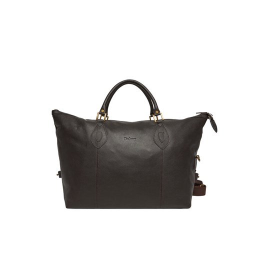 Torba Barbour Leather Medium Travel Explorer UBA0008BR91 Brązowy ze sklepu eobuwie.pl w kategorii Torby podróżne - zdjęcie 182046724