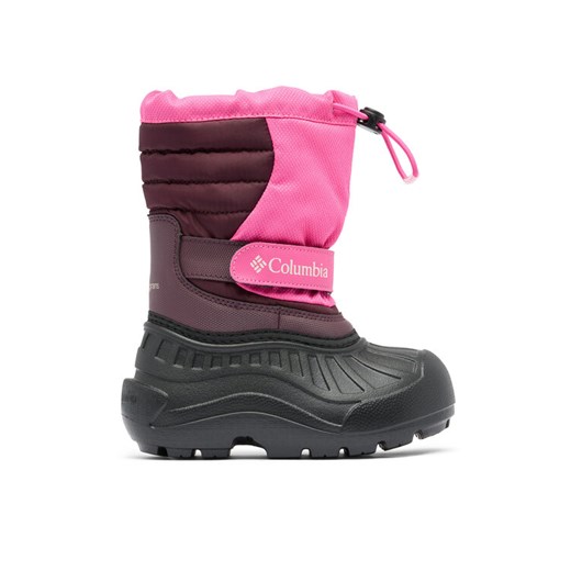 Śniegowce Columbia Children'S Powderbug Snowlite 2078922 Bordowy ze sklepu eobuwie.pl w kategorii Buty zimowe dziecięce - zdjęcie 182046740