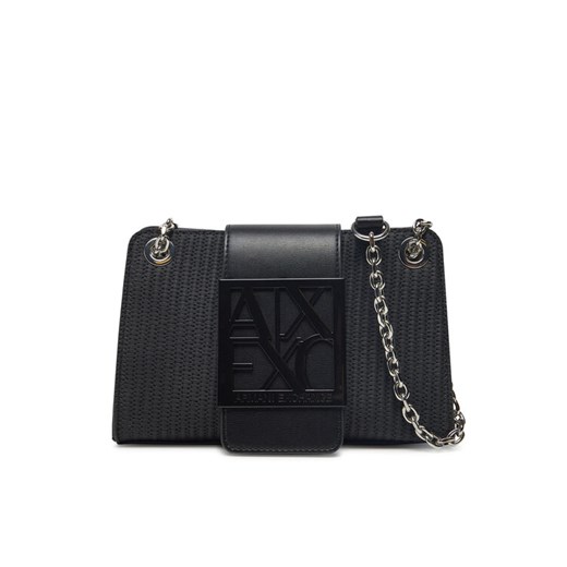 Torebka Armani Exchange XW000281 AF13673 UC001 Czarny ze sklepu eobuwie.pl w kategorii Kopertówki - zdjęcie 182046774