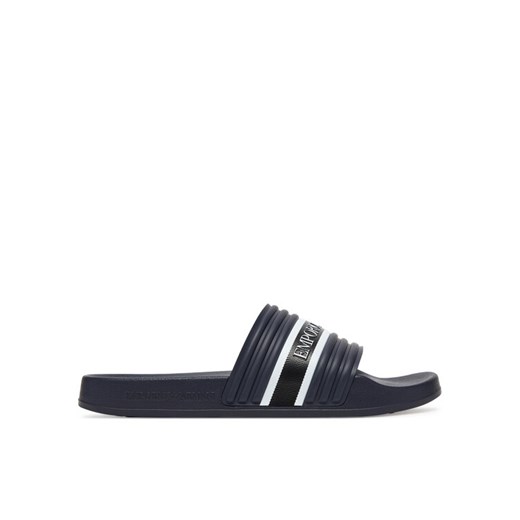 Klapki Emporio Armani XVPS14 XR277 U533 Granatowy ze sklepu eobuwie.pl w kategorii Klapki męskie - zdjęcie 182046921