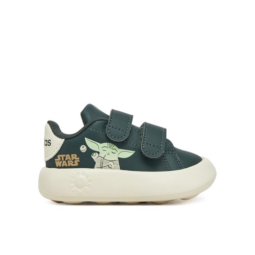Sneakersy adidas Star Wars Advantage IH6258 Zielony ze sklepu eobuwie.pl w kategorii Buty sportowe dziecięce - zdjęcie 182046933