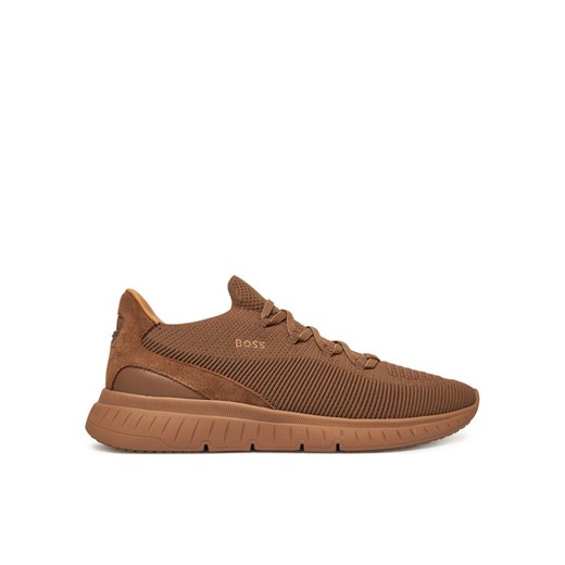 Sneakersy BOSS C TTNM 50542130 Brązowy ze sklepu eobuwie.pl w kategorii Buty sportowe męskie - zdjęcie 182046953
