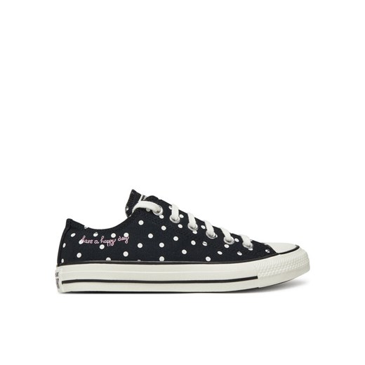 Trampki Converse Chuck Taylor All Star Polka Dots A12570C Czarny ze sklepu eobuwie.pl w kategorii Trampki damskie - zdjęcie 182046961