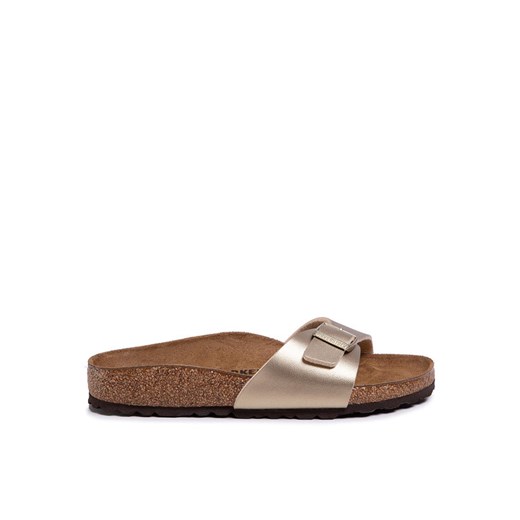 Klapki Birkenstock Madrid Bs 1016107 Złoty ze sklepu eobuwie.pl w kategorii Klapki damskie - zdjęcie 182047024