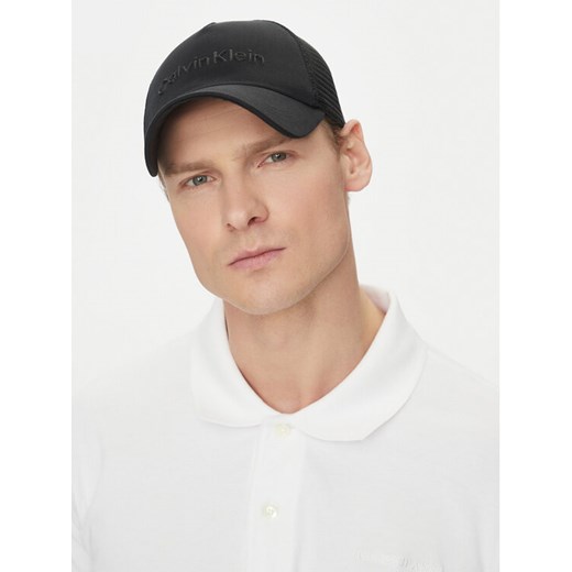 Czapka z daszkiem Calvin Klein K50K513015 Czarny ze sklepu eobuwie.pl w kategorii Czapki z daszkiem męskie - zdjęcie 182047034