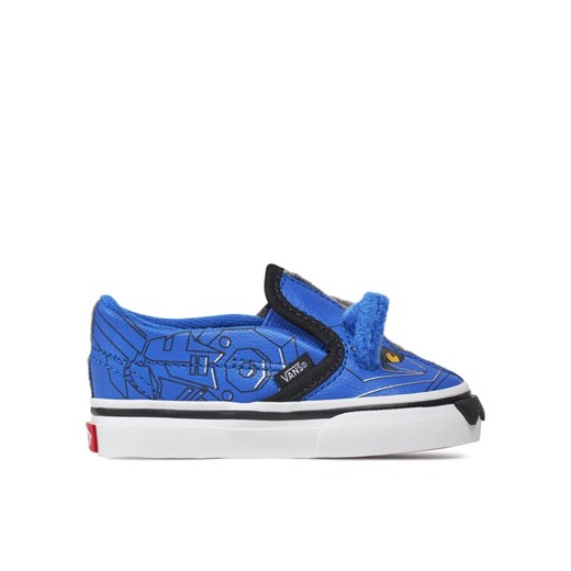 Tenisówki Vans Slip-On V Cyber Wolf VN000BVDY311 Szary ze sklepu eobuwie.pl w kategorii Trampki dziecięce - zdjęcie 182047102
