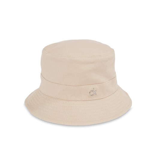 Kapelusz Calvin Klein Monogram Bucket K60K612913 Beżowy ze sklepu eobuwie.pl w kategorii Kapelusze damskie - zdjęcie 182047161