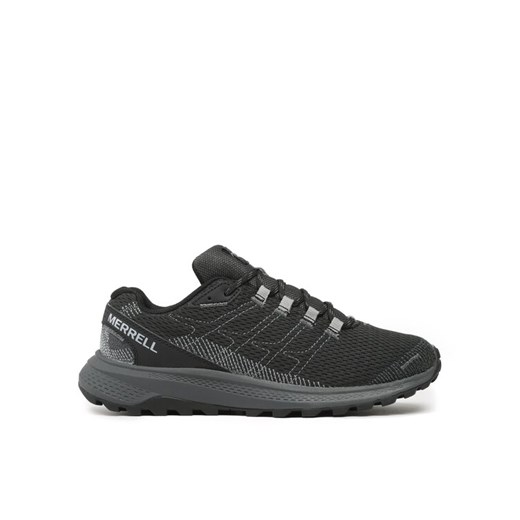 Sneakersy Merrell Fly Strike J067157 Czarny ze sklepu eobuwie.pl w kategorii Buty trekkingowe męskie - zdjęcie 182047260