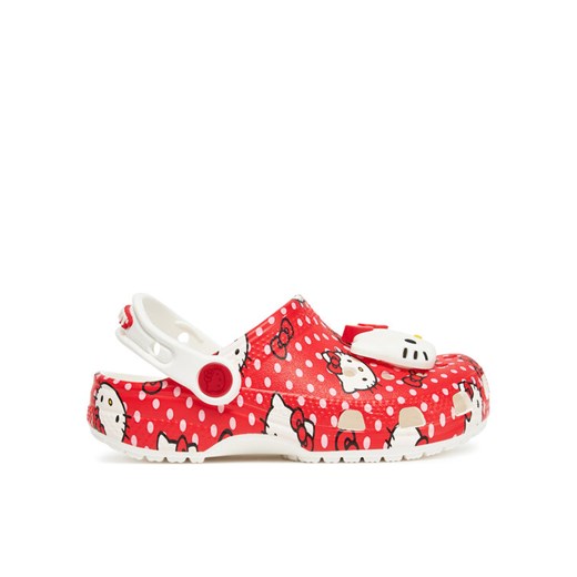 Klapki Crocs Hello Kitty Red Classic Clog K 210576 Kolorowy ze sklepu eobuwie.pl w kategorii Klapki dziecięce - zdjęcie 182047264