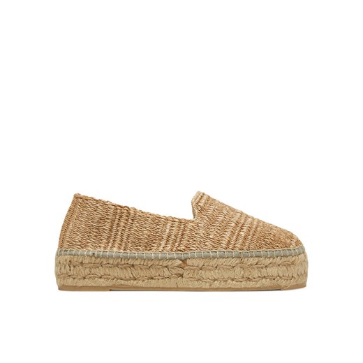 Espadryle Manebi H 1.5 D0 Beżowy ze sklepu eobuwie.pl w kategorii Espadryle damskie - zdjęcie 182047333