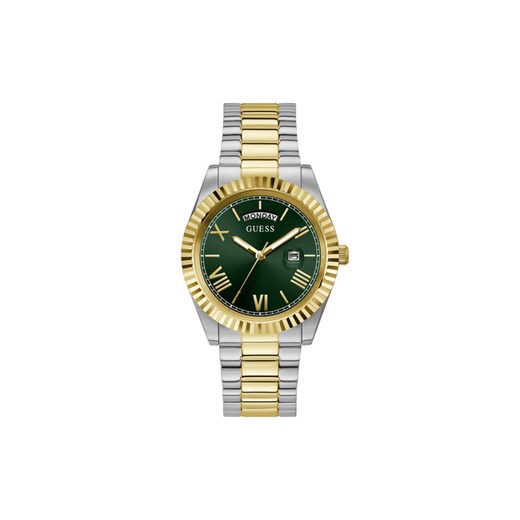 Zegarek Guess Connoisseaur GW0265G8 Srebrny ze sklepu eobuwie.pl w kategorii Zegarki - zdjęcie 182047351