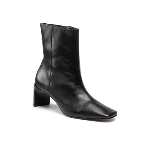 Botki Simple SL-04-02-000101 Czarny ze sklepu eobuwie.pl w kategorii Botki - zdjęcie 182047400