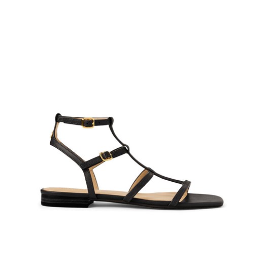 Sandały LAUREN RALPH LAUREN 802959977001 Czarny ze sklepu eobuwie.pl w kategorii Sandały damskie - zdjęcie 182047432