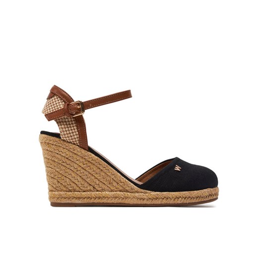 Espadryle Wrangler Brava Women Wedge 20241056 Czarny ze sklepu eobuwie.pl w kategorii Espadryle damskie - zdjęcie 182047460