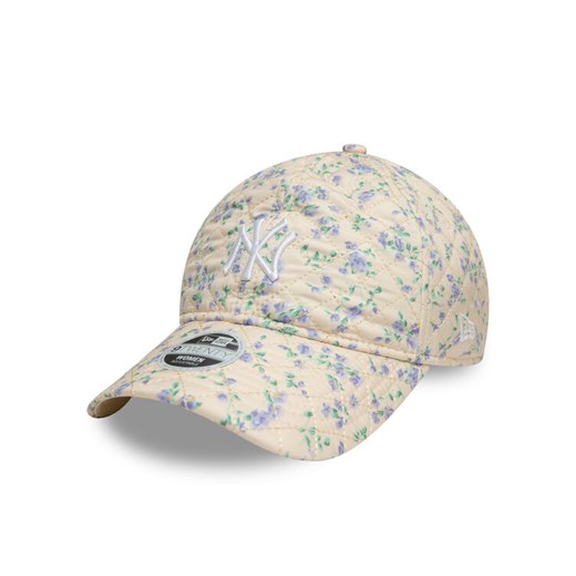 Czapka z daszkiem New Era New York Yankees Floral Quilt 9Twenty 60595367 Beżowy ze sklepu eobuwie.pl w kategorii Czapki z daszkiem damskie - zdjęcie 182047473