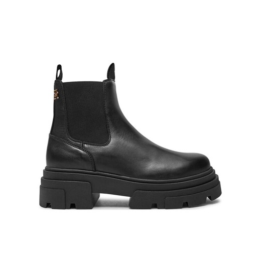 Sztyblety Tommy Hilfiger Combat FW0FW08089 Czarny ze sklepu eobuwie.pl w kategorii Botki - zdjęcie 182047480