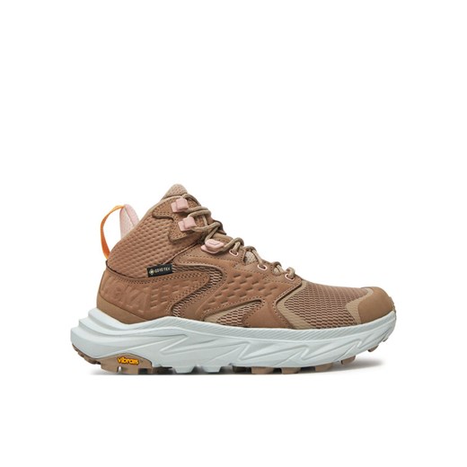 Trekkingi Hoka Anacapa 2 Mid GTX GORE-TEX 1142831 Brązowy ze sklepu eobuwie.pl w kategorii Buty trekkingowe damskie - zdjęcie 182047524