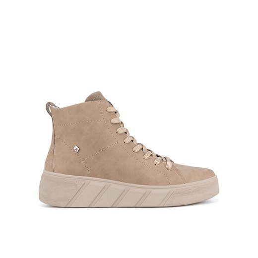 Botki Rieker Revolution Lifestyle W0561-20 Beżowy ze sklepu eobuwie.pl w kategorii Botki - zdjęcie 182047682
