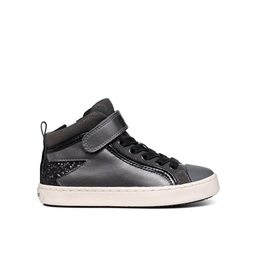 Sneakersy Geox J Kalispera Girl J944GM 0AJGN C0062 M Szary ze sklepu eobuwie.pl w kategorii Buty sportowe dziecięce - zdjęcie 182047694