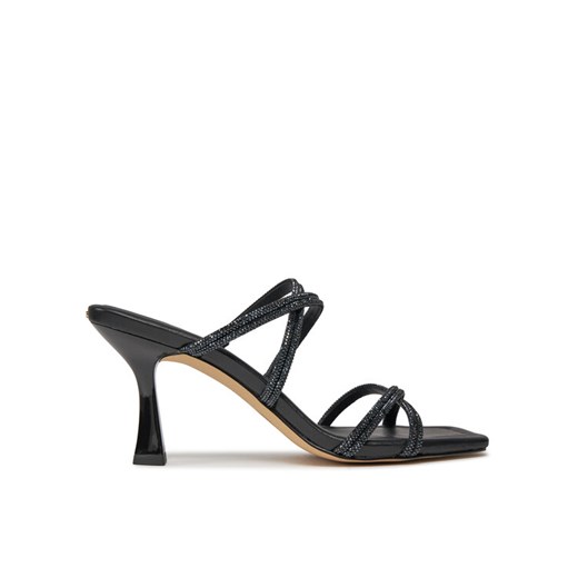 Klapki MICHAEL Michael Kors Corrine Sandal 40R4CNMS1S Czarny ze sklepu eobuwie.pl w kategorii Klapki damskie - zdjęcie 182047712