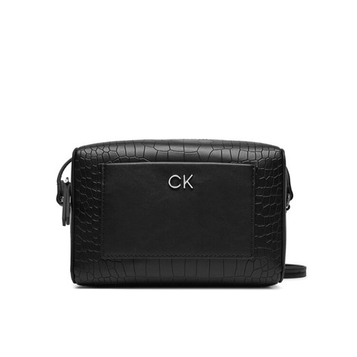 Torebka Calvin Klein Ck Daily Camera Bag_Croco K60K612140 Czarny Calvin Klein 00 eobuwie.pl