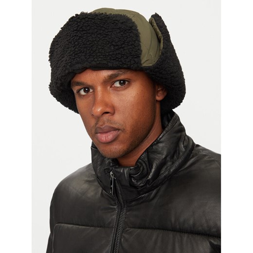 Czapka Woolrich Quilted Trapper Hat CFWOAC0295MRUT2635 Khaki ze sklepu eobuwie.pl w kategorii Czapki zimowe męskie - zdjęcie 182047791
