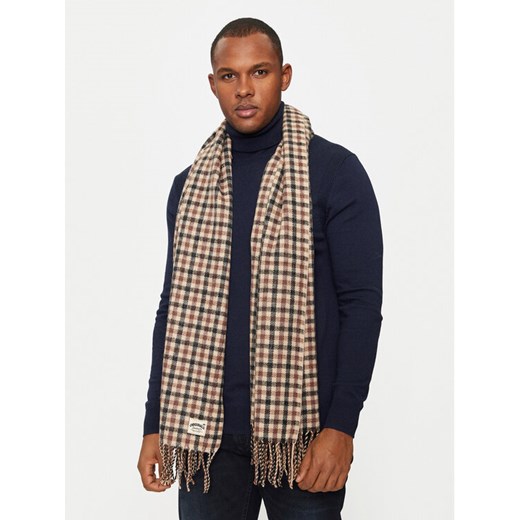Szalik Jack&Jones Clint 12267269 Brązowy ze sklepu eobuwie.pl w kategorii Szaliki męskie - zdjęcie 182047873